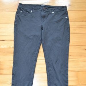 express legging ankle jeans gray sz 10 women